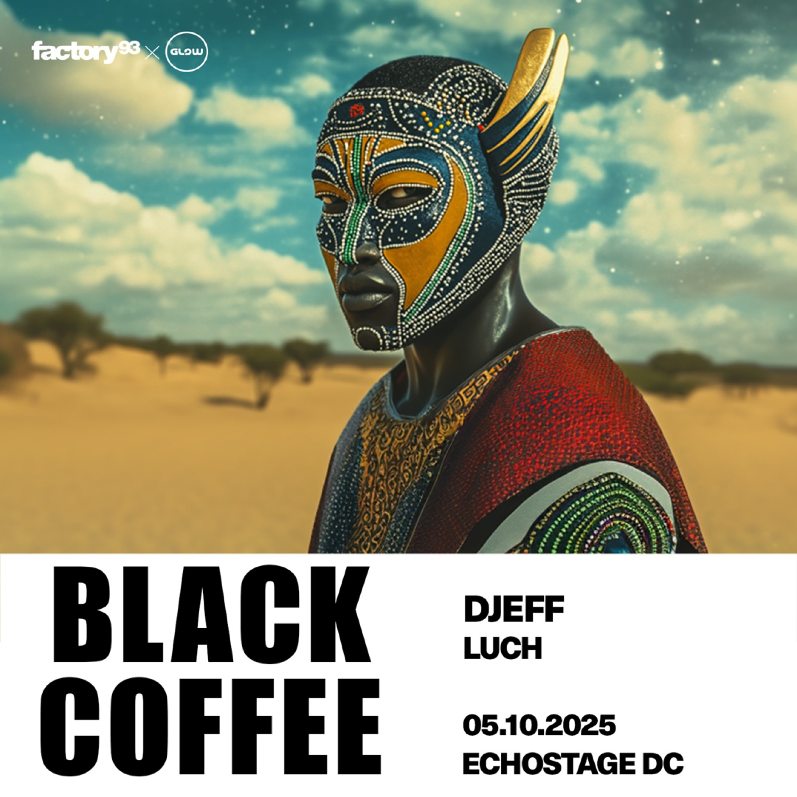 Factory 93 x GLOW: Black Coffee