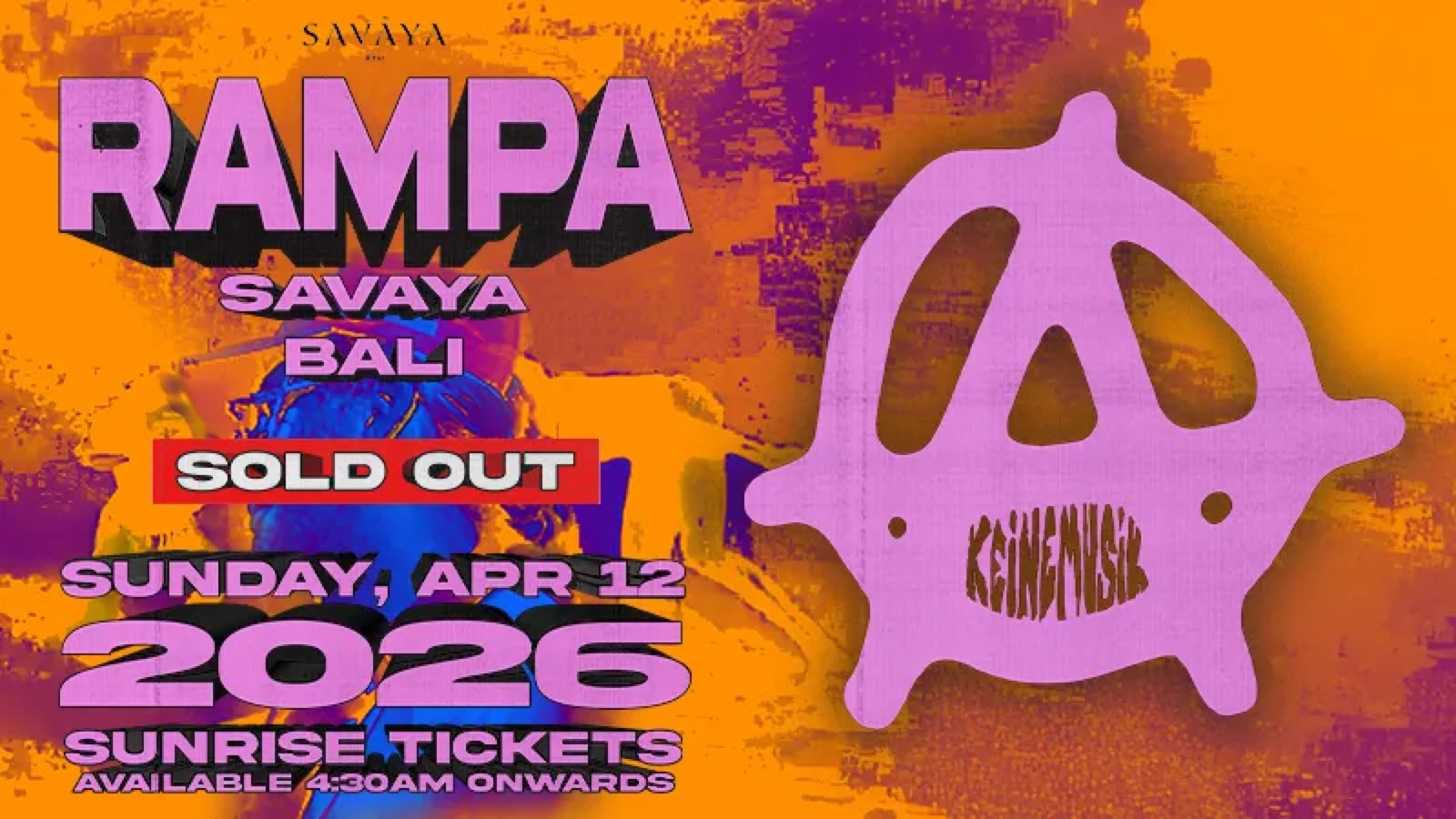 Savaya 5th Anniversary Weekend — Rampa (9PM to sunrise)