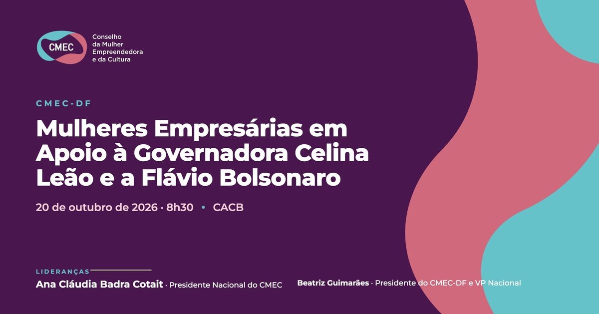 Imagem da fonte — Empresárias em Apoio à Governadora Celina e Flávio Bolsonaro