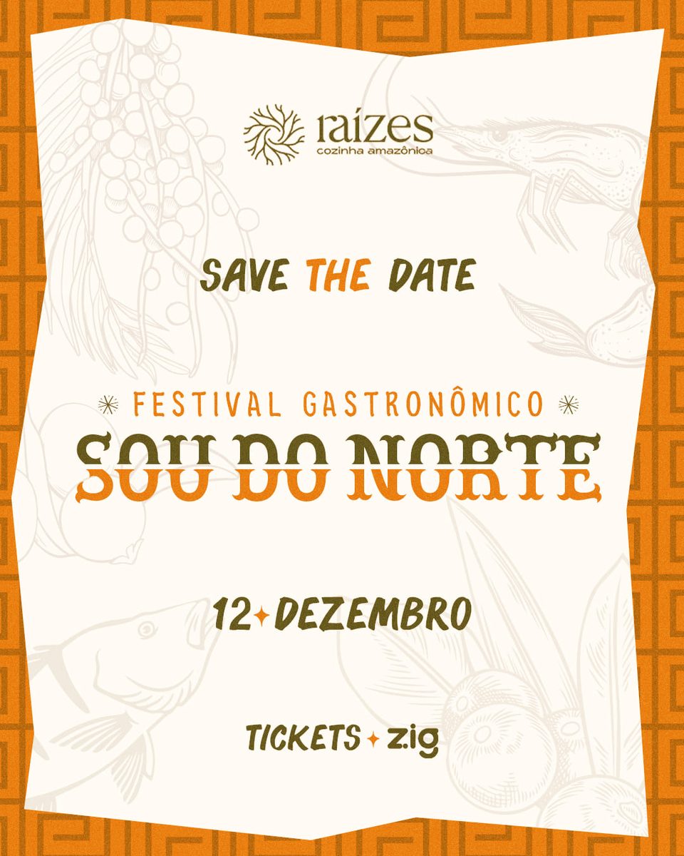 Imagem da fonte — FESTIVAL GASTRONÔMICO SOU DO NORTE - DEZEMBRO