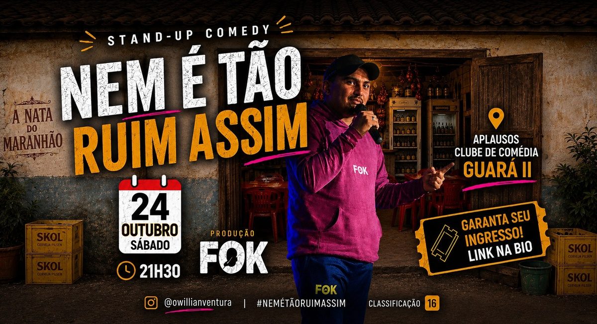 Imagem da fonte — Willian Ventura - NEM É TÃO RUIM ASSIM