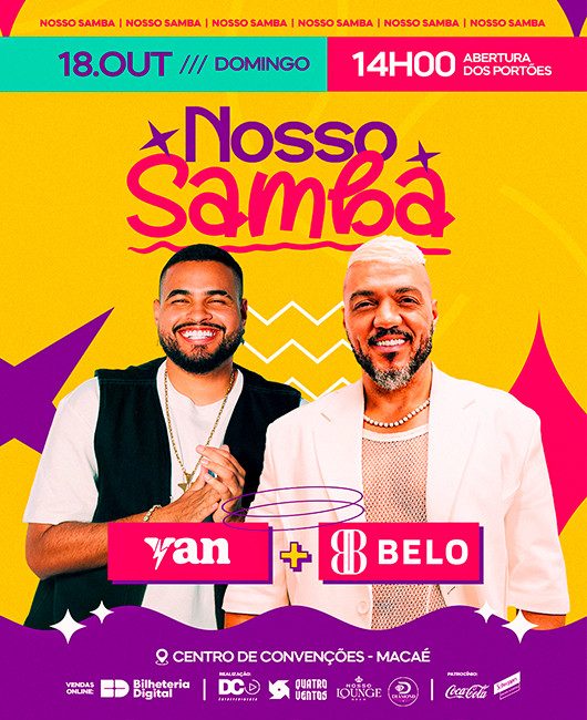 Imagen de la fuente — NOSSO SAMBA COM BELO + YAN