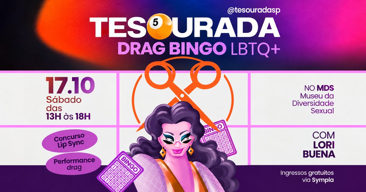 Immagine della fonte — Tesourada Drag Bingo