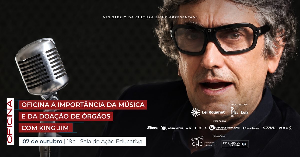 Source image — OFICINA: A IMPORTÂNCIA DA MÚSICA E DA DOAÇÃO DE ÓRGÃOS, com KING JIM