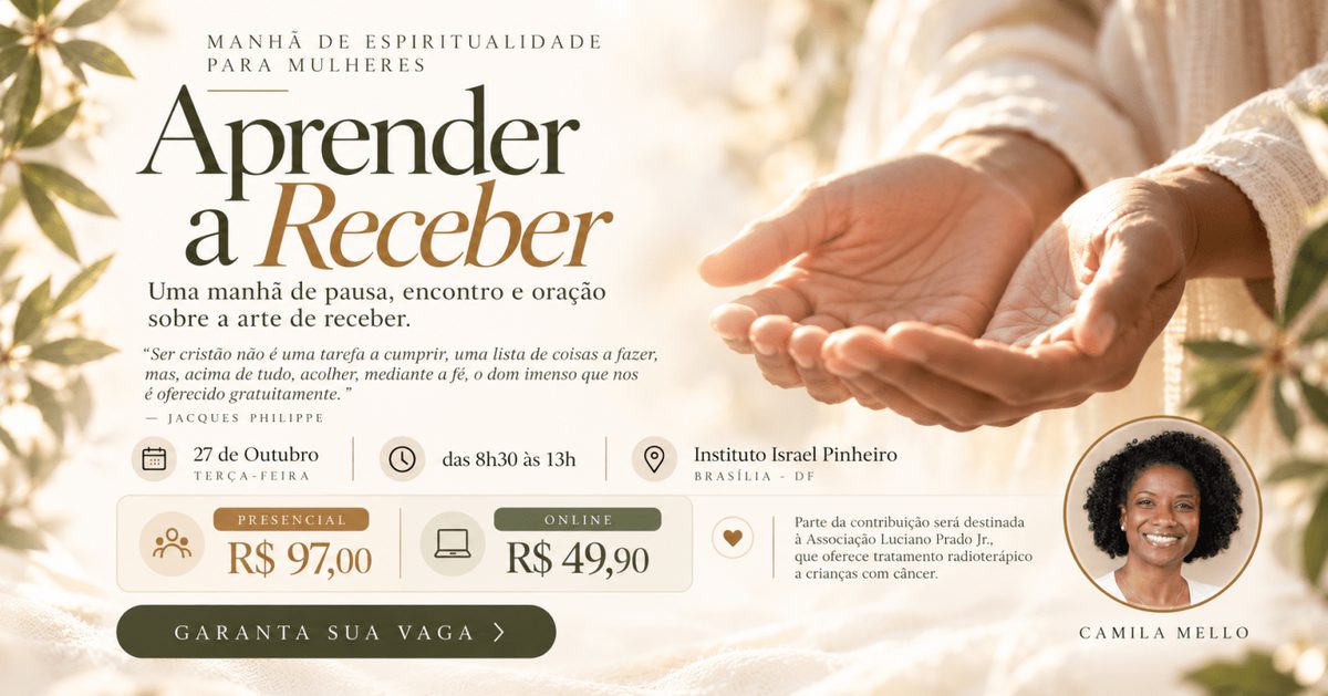 Bild der Quelle — Manhã de Espiritualidade para mulheres - A arte de receber