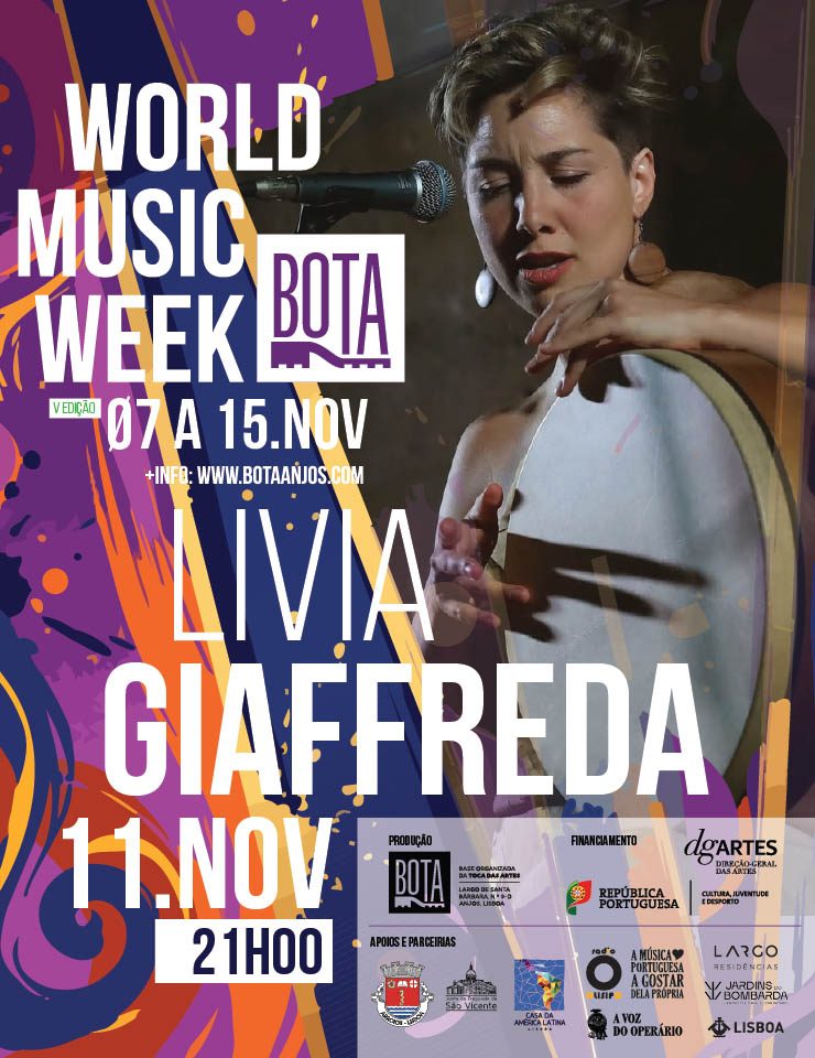 Imagem da fonte — Livia Giaffreda - V World Music Week BOTA