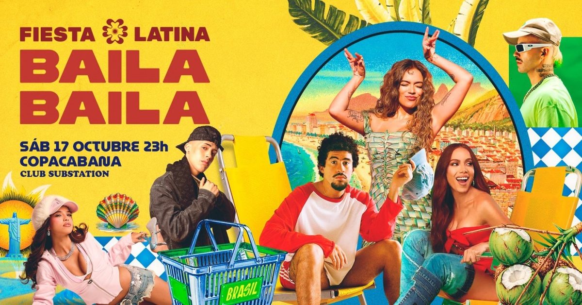 Bild der Quelle — Fiesta Latina Baila Baila |Baile de Reggaeton | Copacabana | 17 octubre