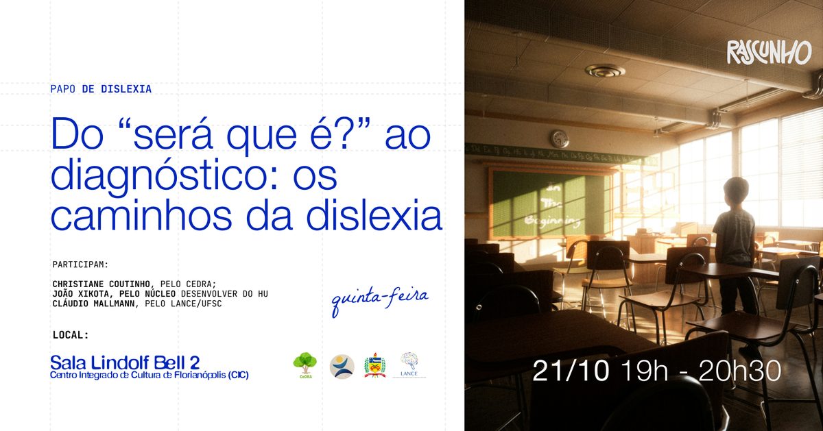 출처 이미지 — Papo de dislexia: Do será que é? ao diagnóstico: os caminhos da dislexia