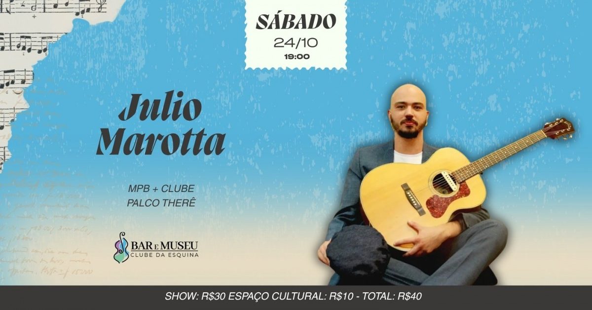 Bild der Quelle — SHOW JULIO MAROTTA - CLUBE DA ESQUINA