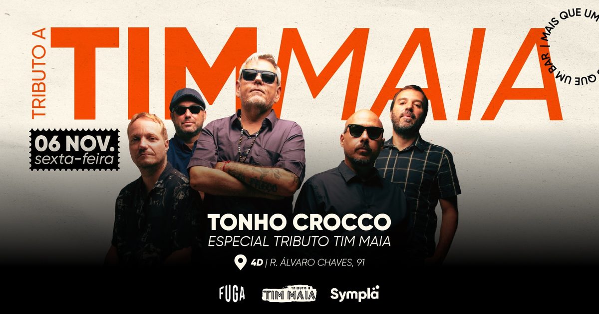 Imagen de la fuente — 06.11 | TRIBUTO A TIM MAIA com TONHO CROCCO E BANDA