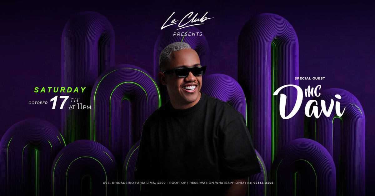 출처 이미지 — MC DAVI @ LE CLUB