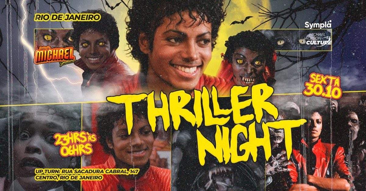 Image de la source — Festa do Michael Jackson no Rio de Janeiro - Halloween: THRILLER NIGHT - Rua Sacadura Cabral, 147