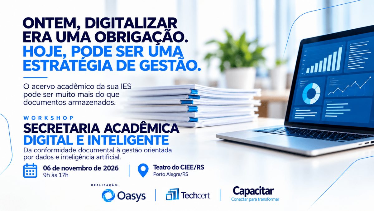 출처 이미지 — Workshop: Secretaria Acadêmica Digital e Inteligente