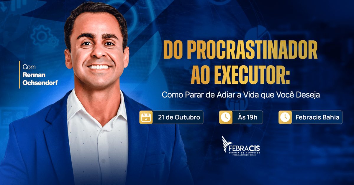 出典の画像 — PALESTRA DO PROCASTINADOR AO EXECUTOR