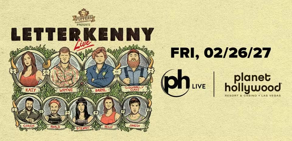 Imagem da fonte — Puppers Presents Letterkenny Live