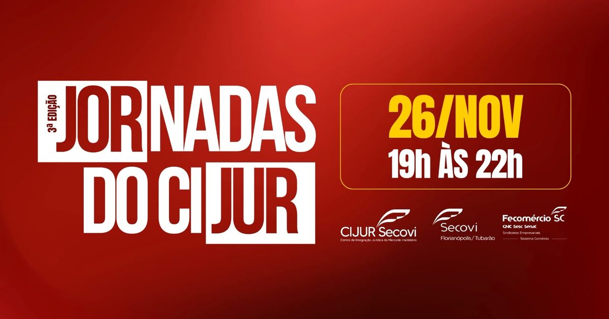 Imagen de la fuente — 3ª Edição das Jornadas do CIJUR Secovi