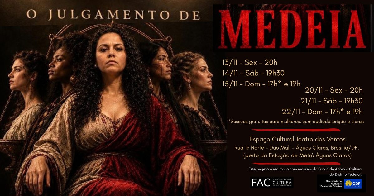 出典の画像 — Espetáculo O Julgamento de Medeia