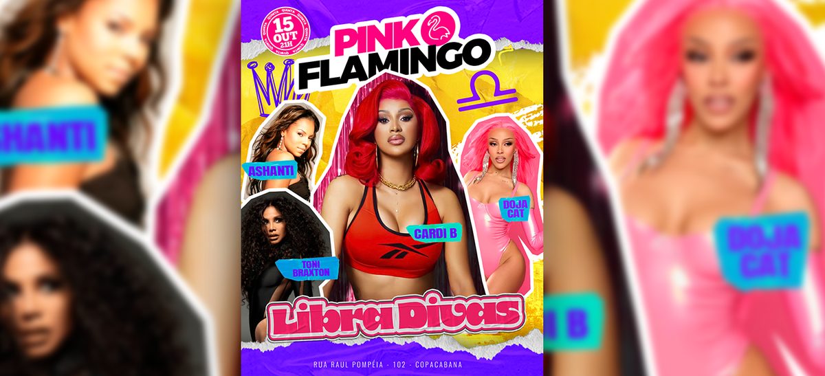 Imagem da fonte — Pink Flamingo |Libra Divas|Quinta , 15 de Outubro 21h