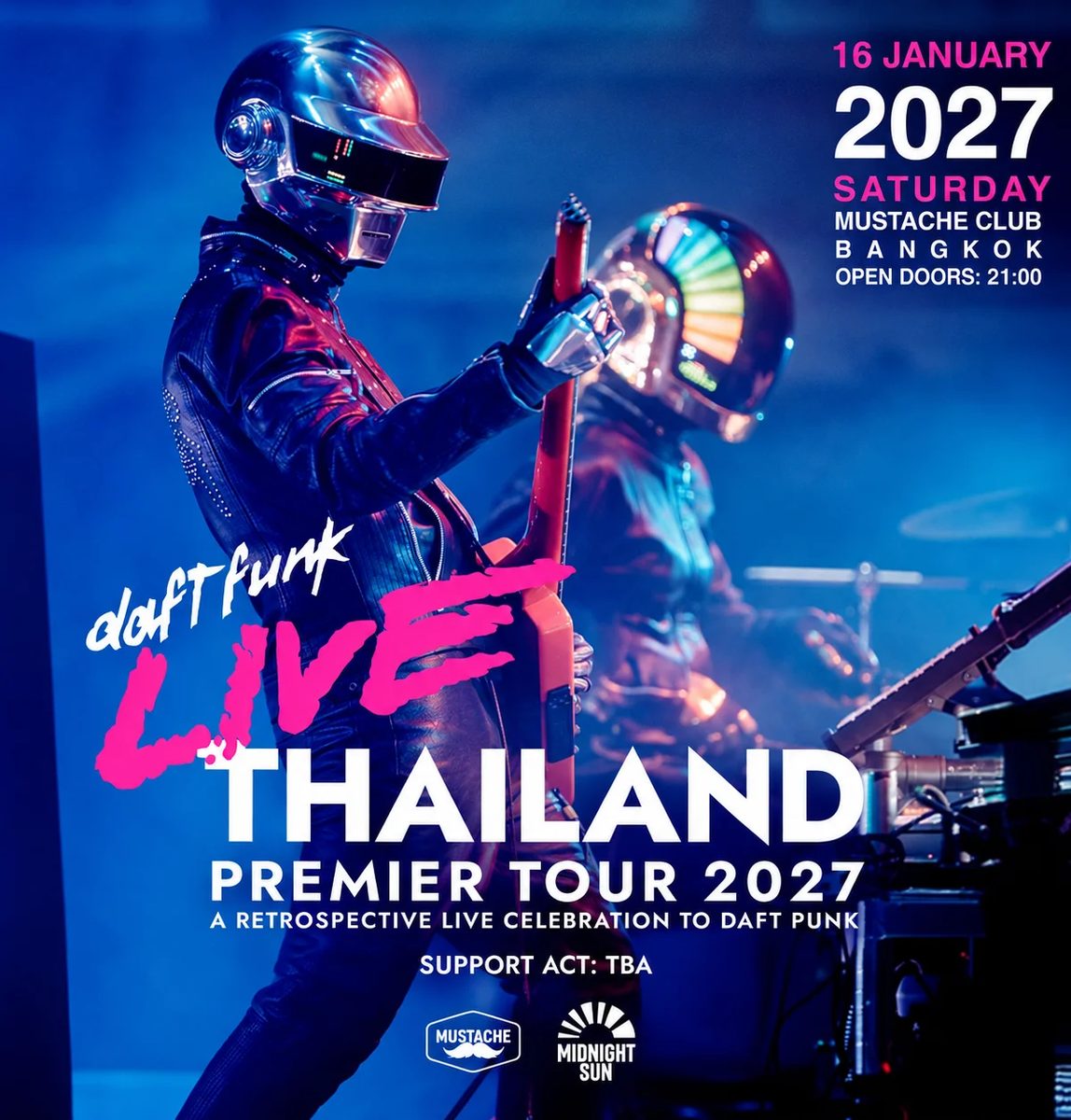 Source image — Daft Funk Live at Mustache Bangkok, Saturday 16 January 2027