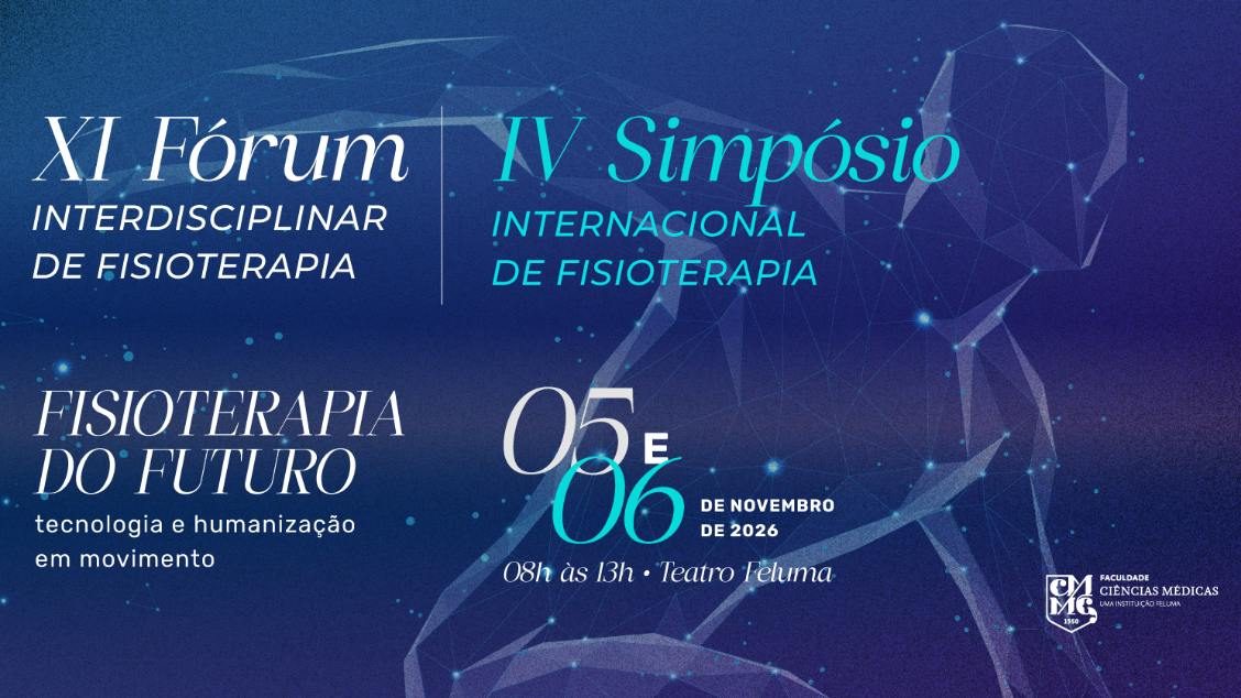 Imagem da fonte — XI Fórum Interdisciplinar de Fisioterapia e IV Simpósio Internacional de Fisioterapia da Faculdade Ciências Médicas de Minas Gerais