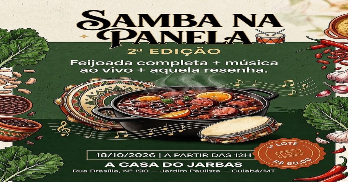 Source image — 2º Edição Samba na Panela.