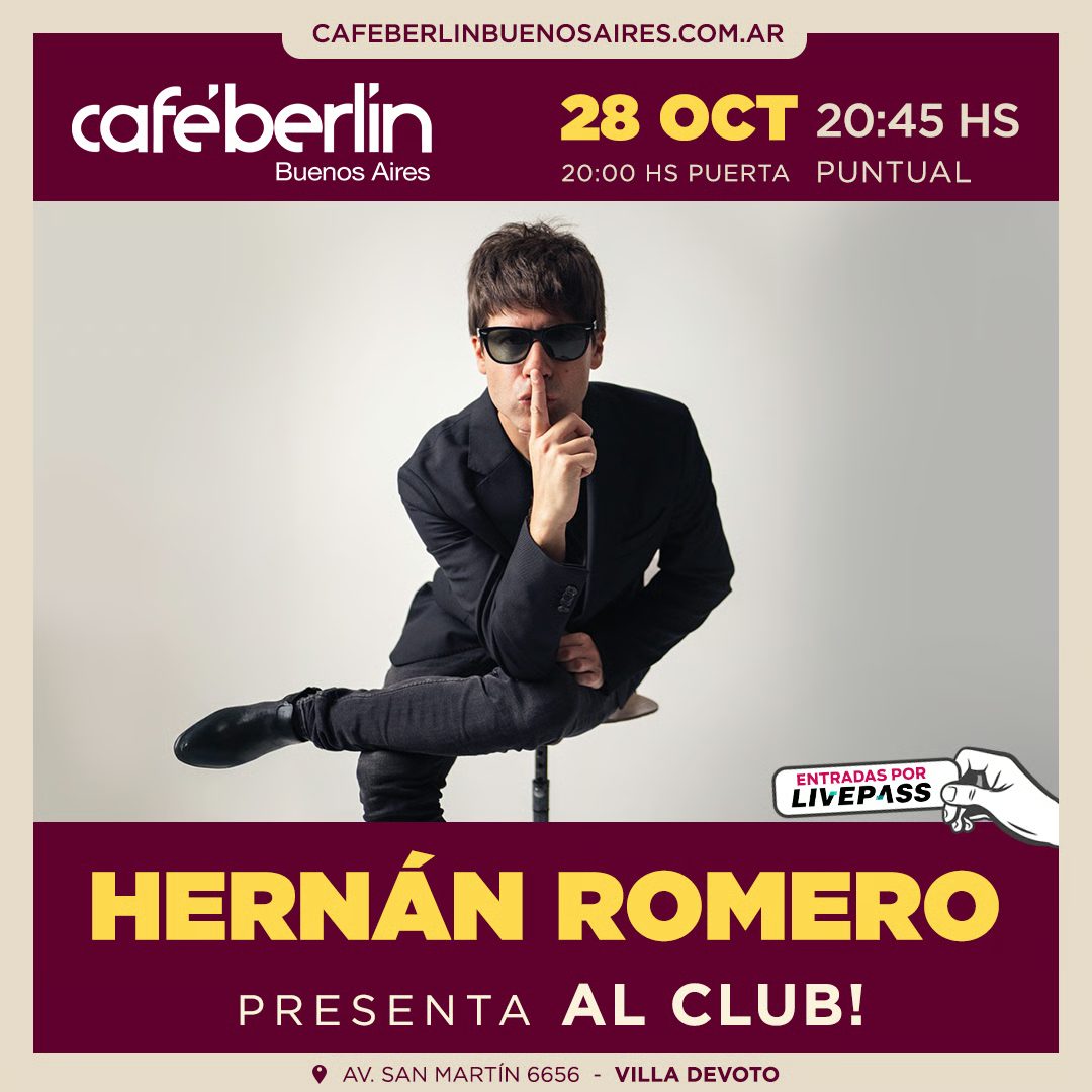 Bild der Quelle — Hernan Romero en Cafe Berlin