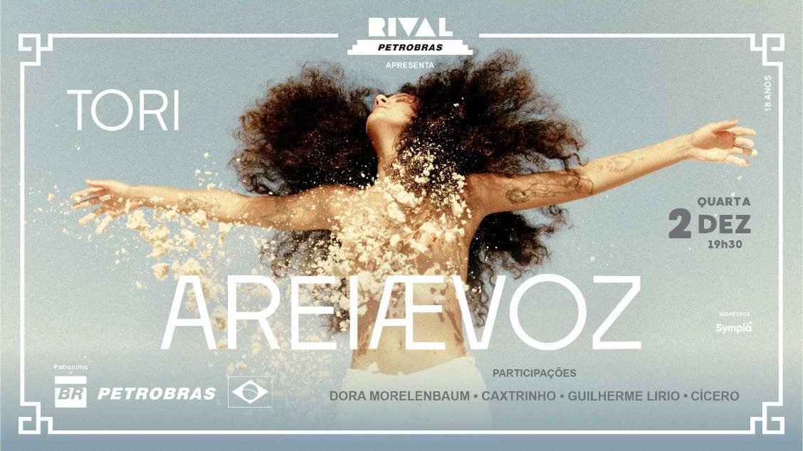 Imagen de la fuente — TORI EM “AREIA E VOZ”