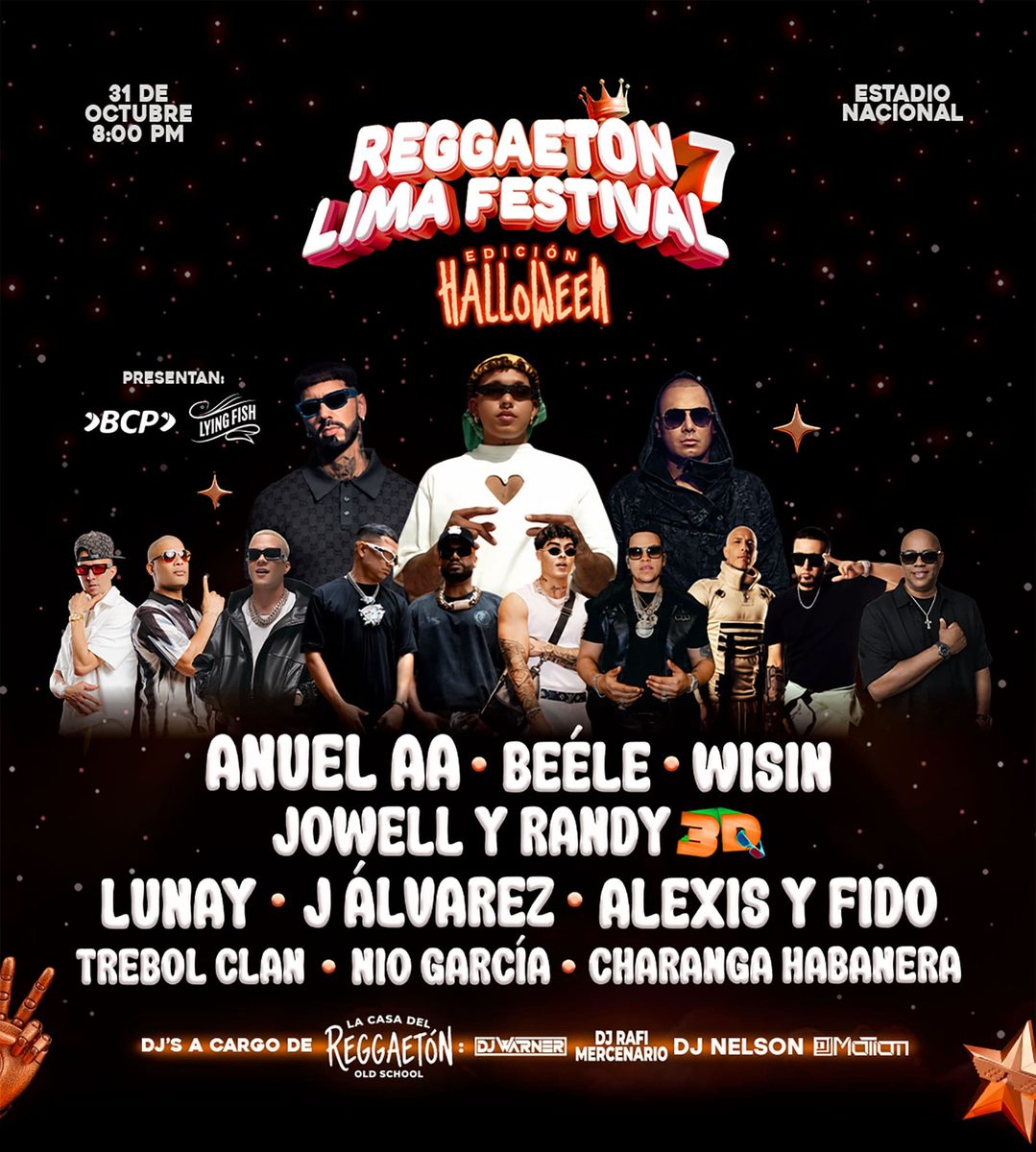 Imagem da fonte — Reggaetón Lima Festival 7 - Edición Halloween