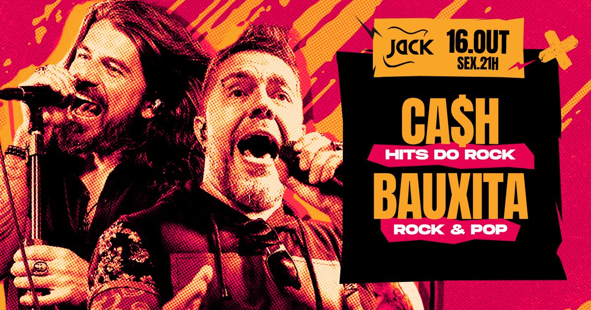 출처 이미지 — SEXTA JACK! CA$H (HITS DO ROCK) + BAUXITA (ROCK & POP)