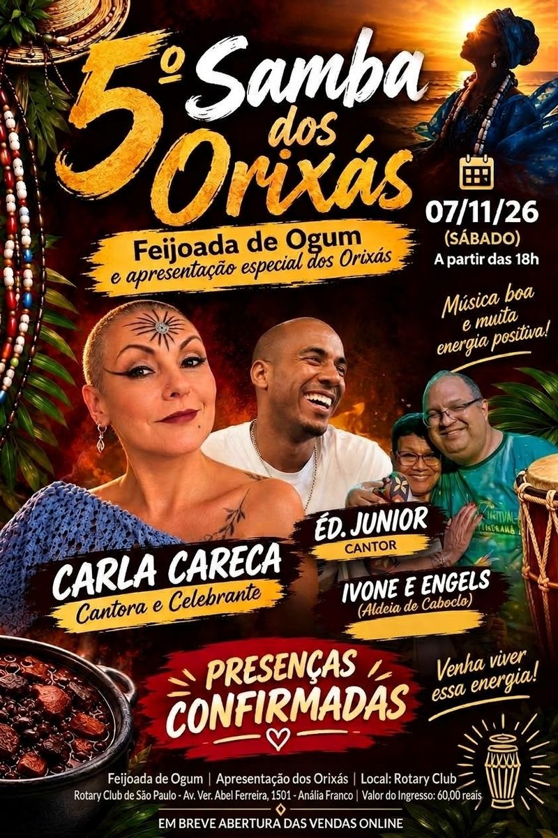 Imagen de la fuente — SAMBA DOS ORIXÁS