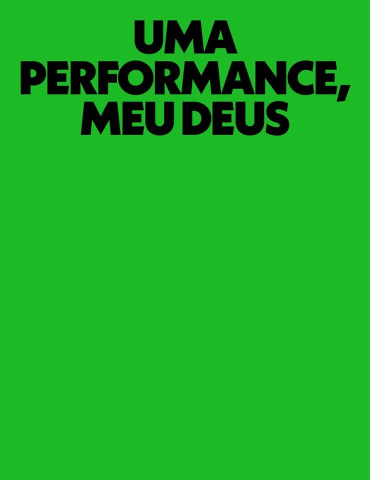 出典の画像 — Uma performance, meu Deus