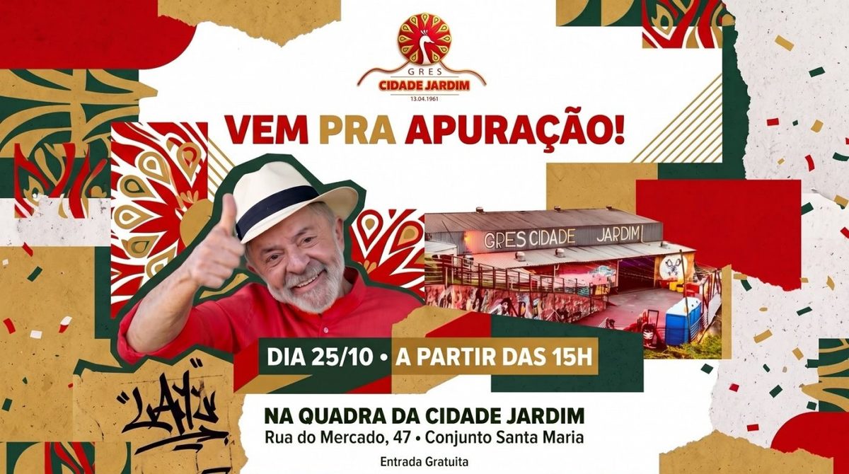 Imagen de la fuente — Festa da Democracia | Cidade Jardim com Lula