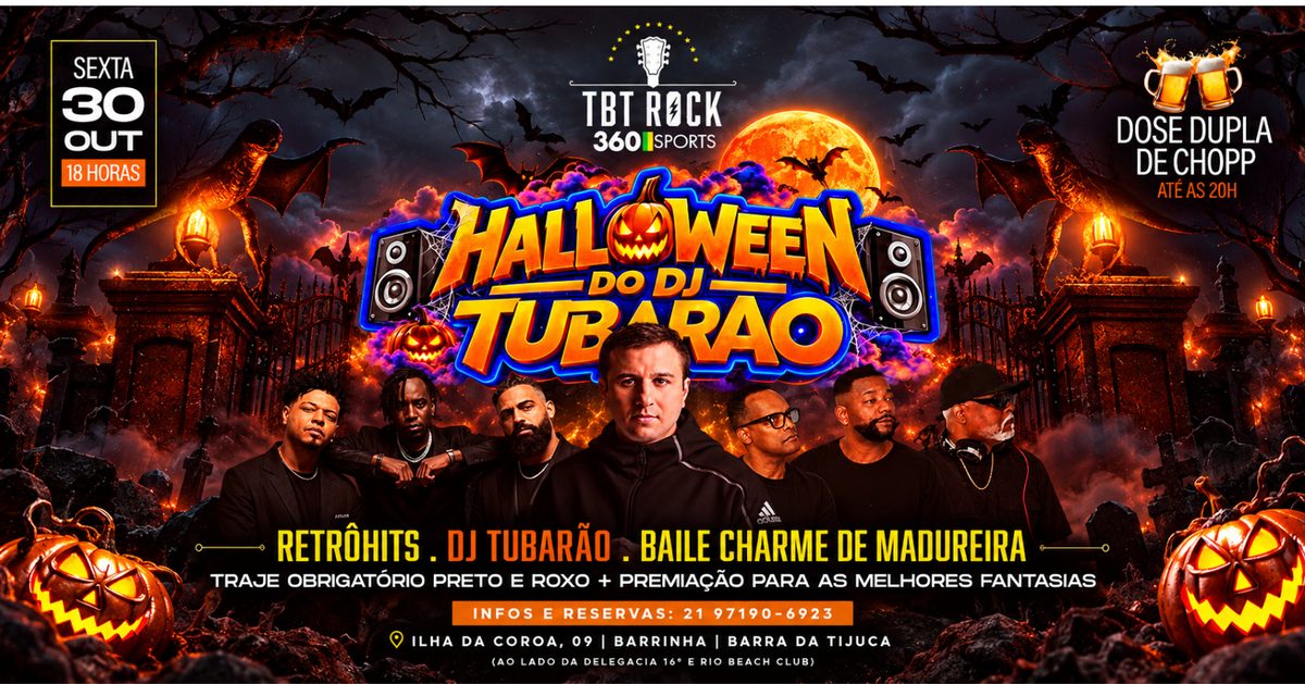 Bild der Quelle — HALLOWEEN DO DJ TUBARÃO | DJS BAILE CHARME DE MADUREIRA | DJ TUBARÃO | RETROHITS | BARRA DA TIJUCA