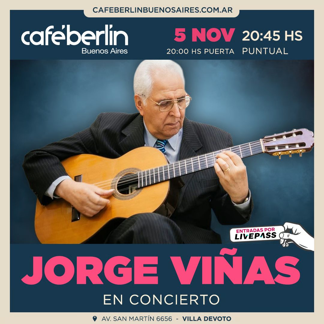 Immagine della fonte — Jorge Vinas en Cafe Berlin