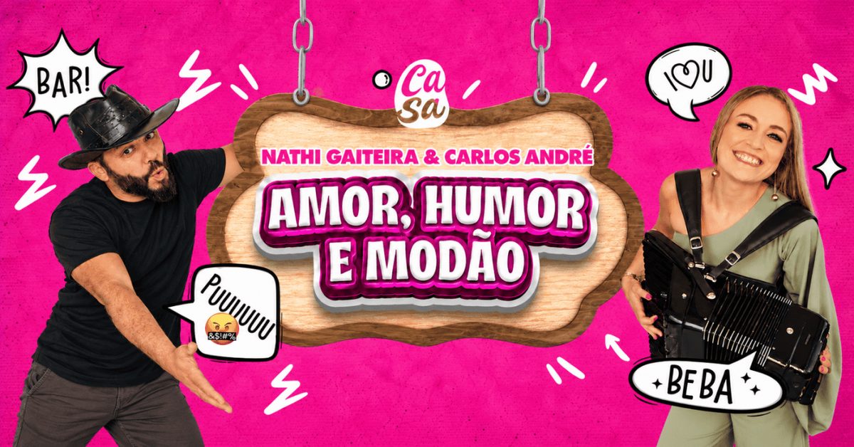 来源图片 — Nathi Gaiteira: Amor, Humor e Modão no Porão Comedy BC