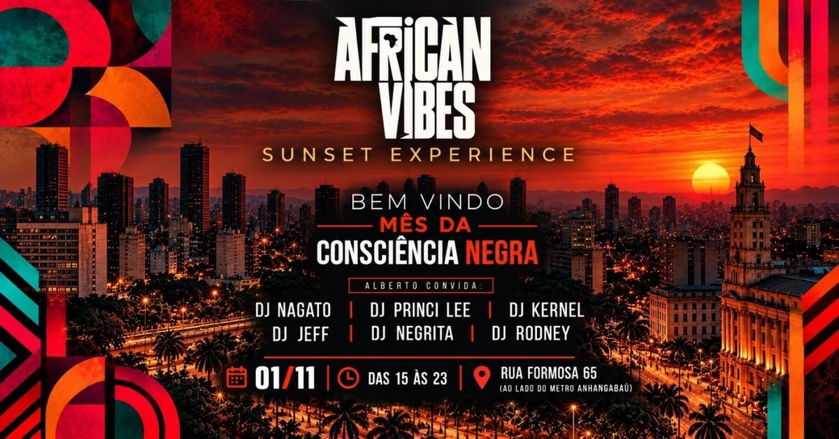 Imagem da fonte — AFRICAN VIBES SUNSET EXPERIENCE