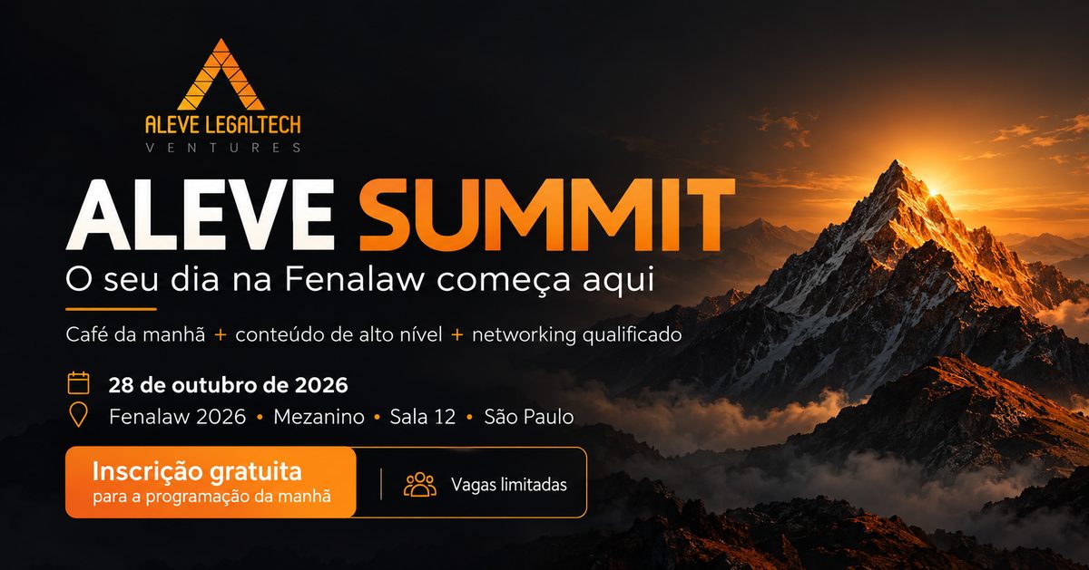 출처 이미지 — Café da Manhã do Aleve Summit@FENALAW 2026