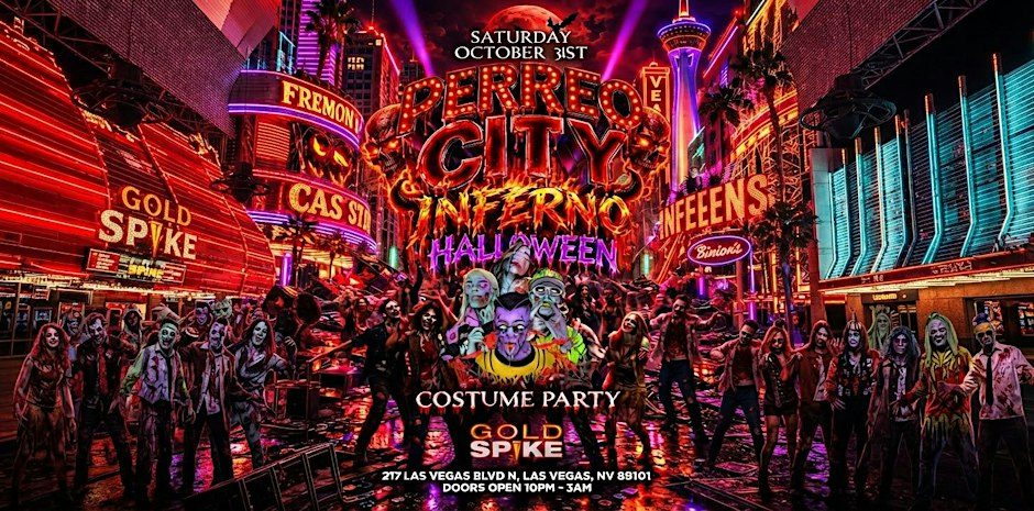 Immagine della fonte — 21+SATURDAY PERREO CITY INFERNO HALLOWEEN OCT 31ST GOLD SPIKE FREE W/RSVP