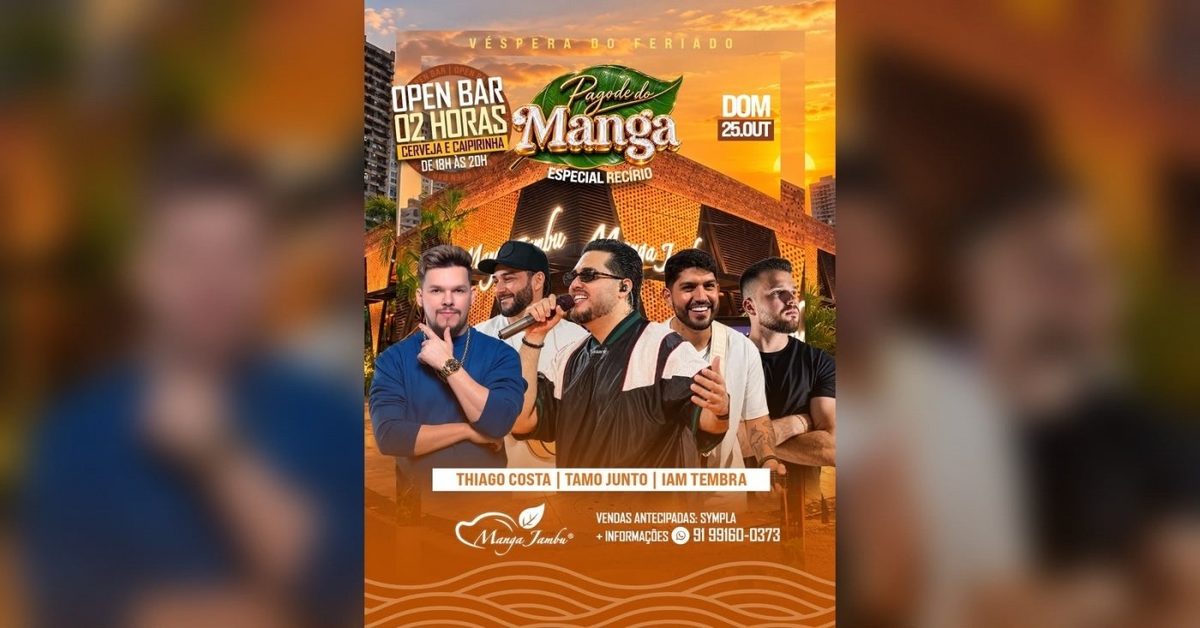 Imagem da fonte — Pagode do Mangá - Recírio