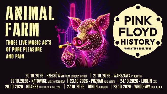 Source image — Pink Floyd History: Animal Farm World Tour 2026