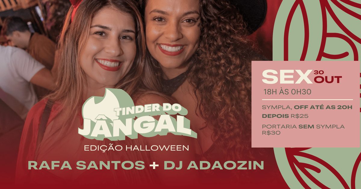 Image de la source — TINDER DO JÂNGAL Edição HALLOWEEN 30/10