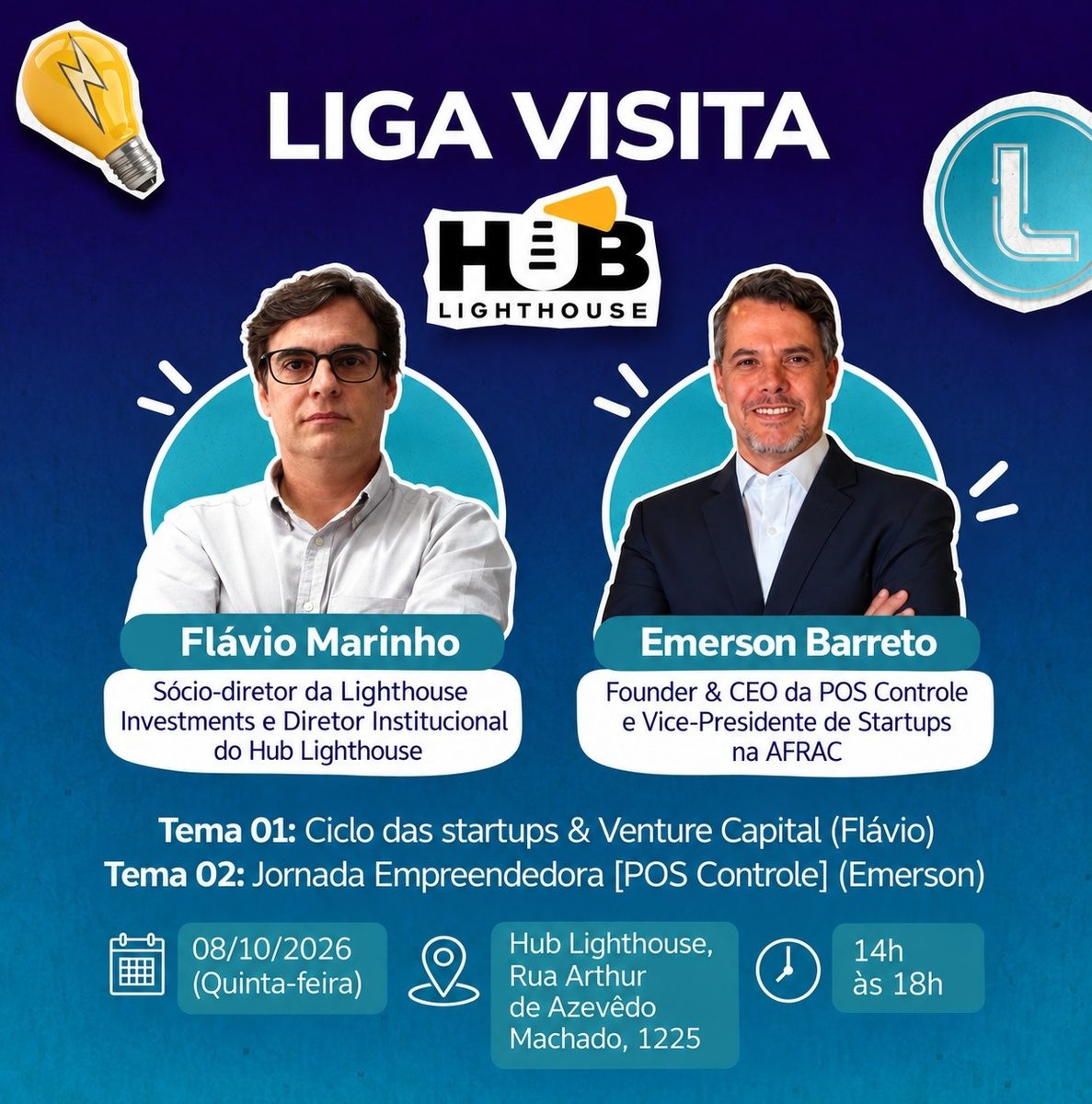 Imagen de la fuente — Liga Visita+Workshops HUB LIGHTHOUSE