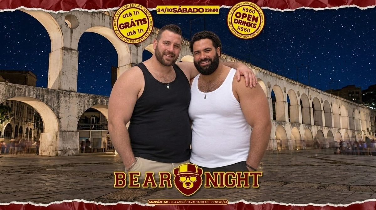Bild der Quelle — BEAR NIGHT | 2 PISTAS (24/10) SÁBADO | MANSÃO L&D (LAPA) 23h