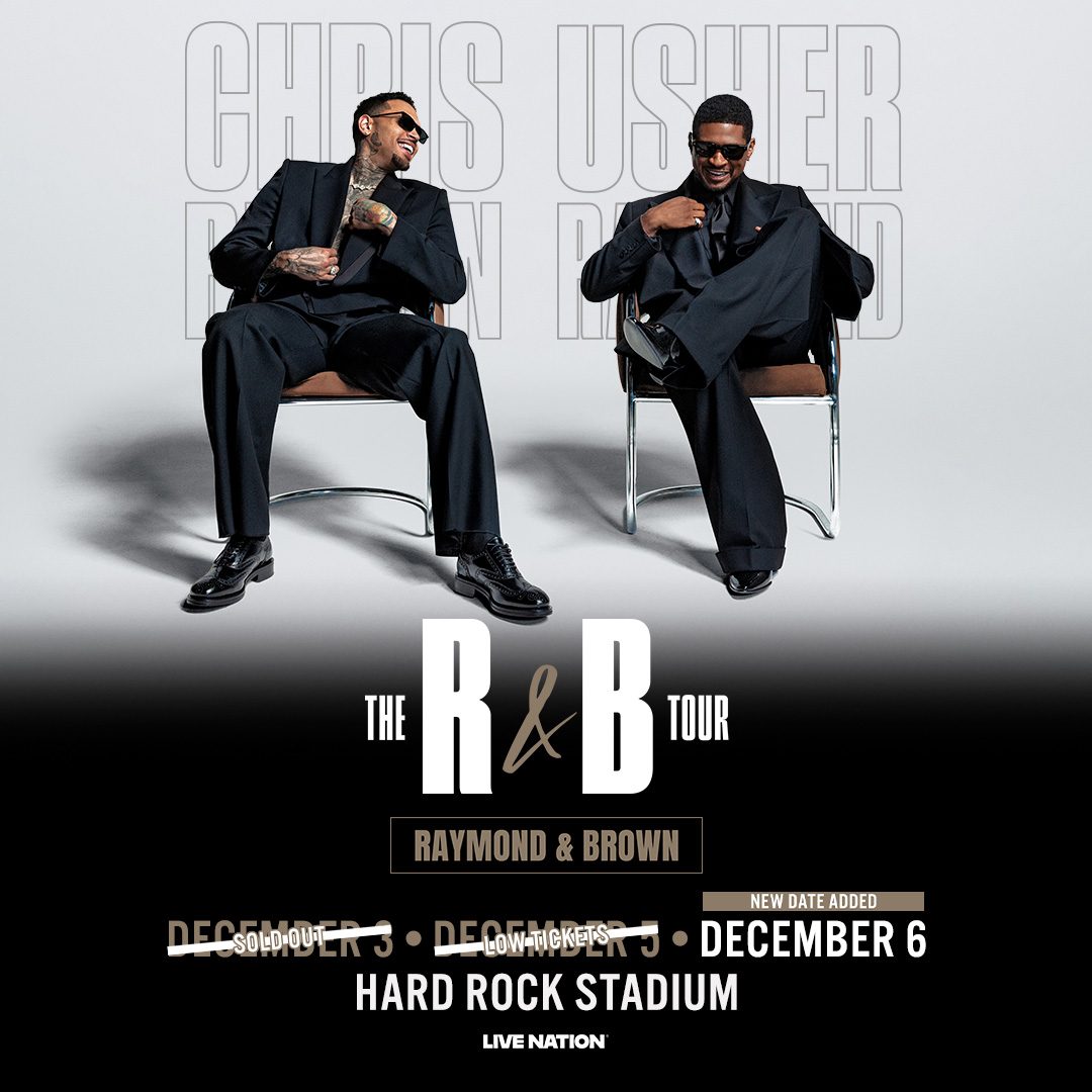 Imagen de la fuente — USHER & Chris Brown | The R&B Tour
