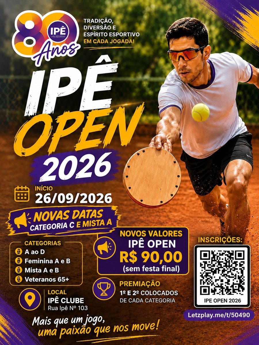 Immagine della fonte — IPÊ OPEN 2026 - CAT.C (TAMBORÉU)