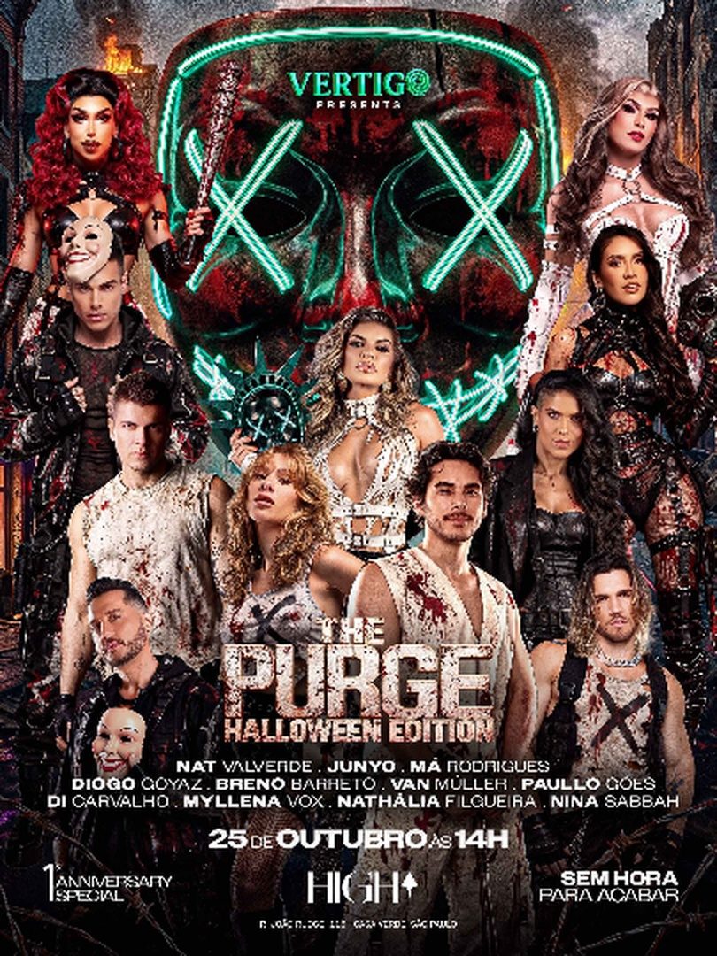 Imagen de la fuente — 25.10 | Vertigo | Edição Halloween | High Club Sp
