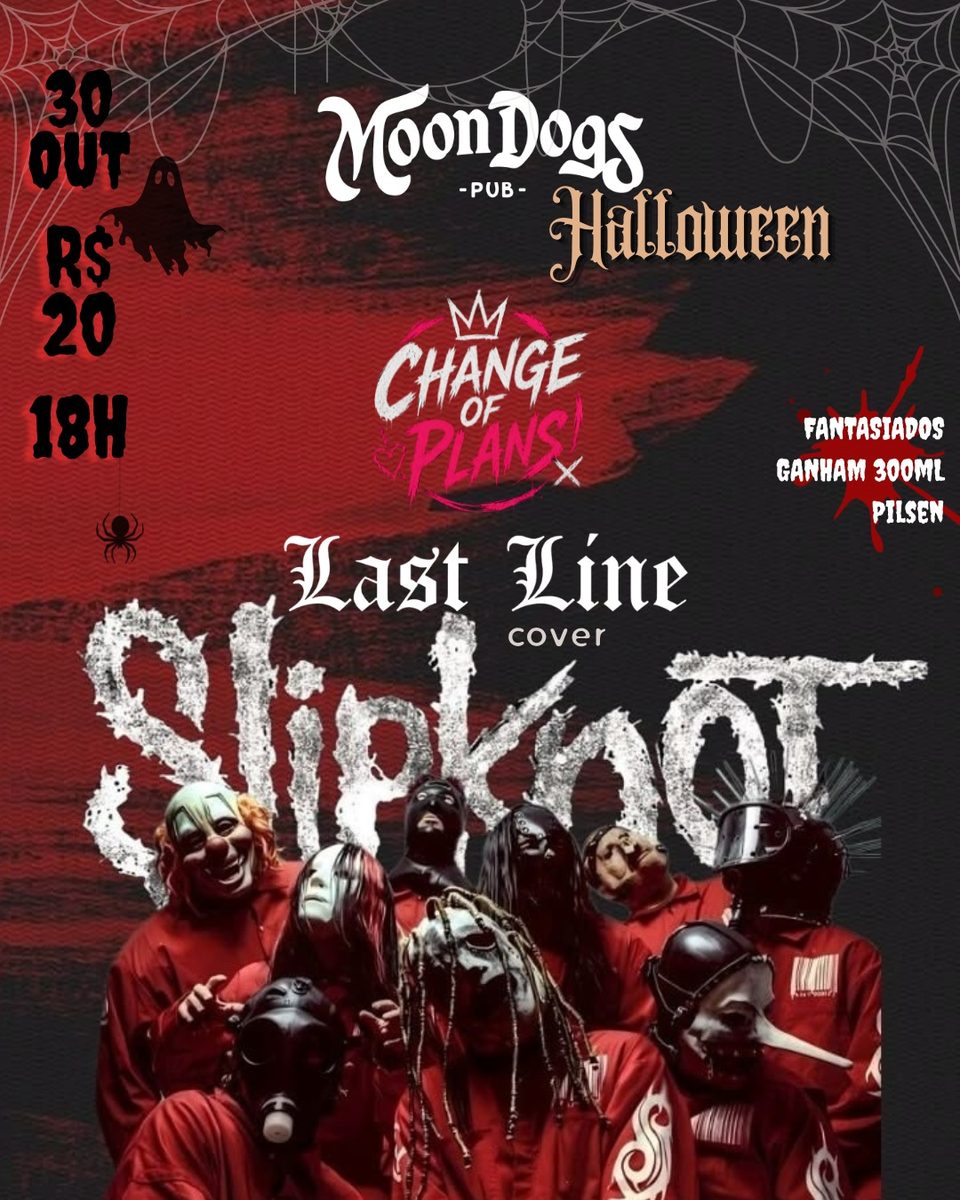 Source image — HALLOWEEN MoonDogs - Bandas Last Line & Change of Plans