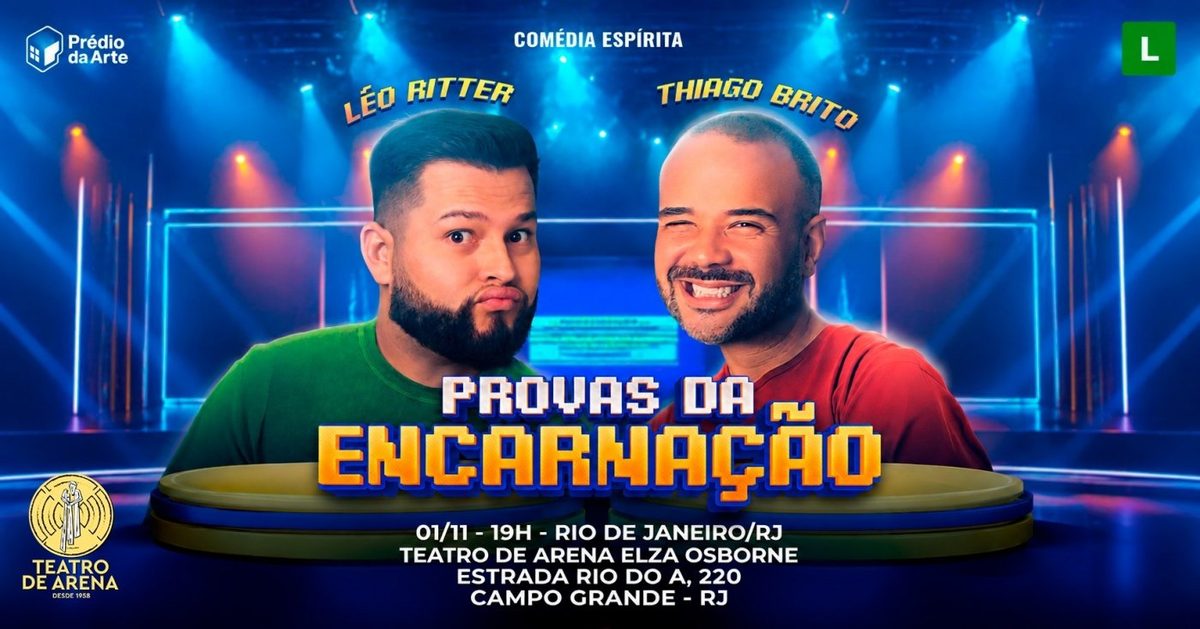 Imagem da fonte — LÉO RITTER E THIAGO BRITO - SHOW DE COMÉDIA EM CAMPO GRANDE!