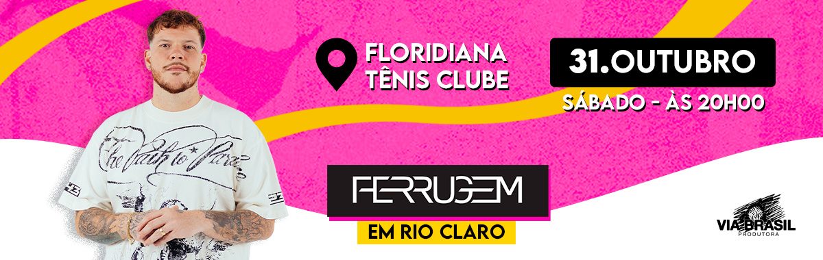 Imagen de la fuente — Ferrugem — Agenda de shows 2026/2027 — Ferrugem em Rio Claro