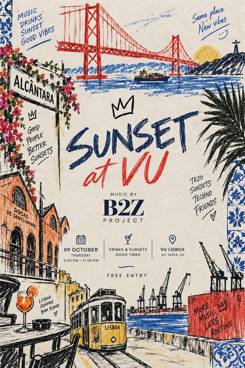 Source image — Sunset at VU 09 OCT — village underground lisboa